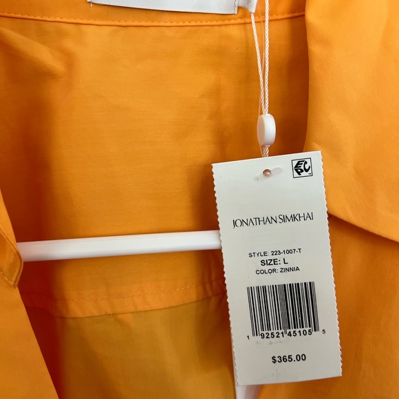 JONATHAN SIMKHAI Aulora Puff-Sleeve Cut-Out Minidress - Picture 9 of 12